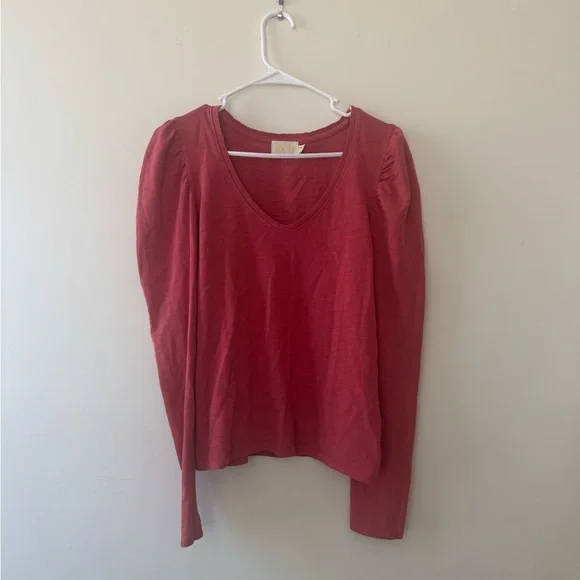 Nation LTD Puff Sleeve Blouse - Picture 1 of 4